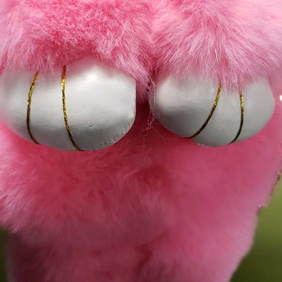 - Furry Bunny Plush Backpack 13" - Picture 8 of 10